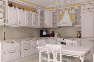 Модульная кухня, модель фасадов Аврора